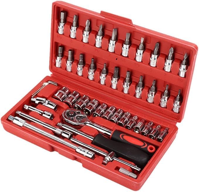 46-Piece 1/4-Inch Socket Set