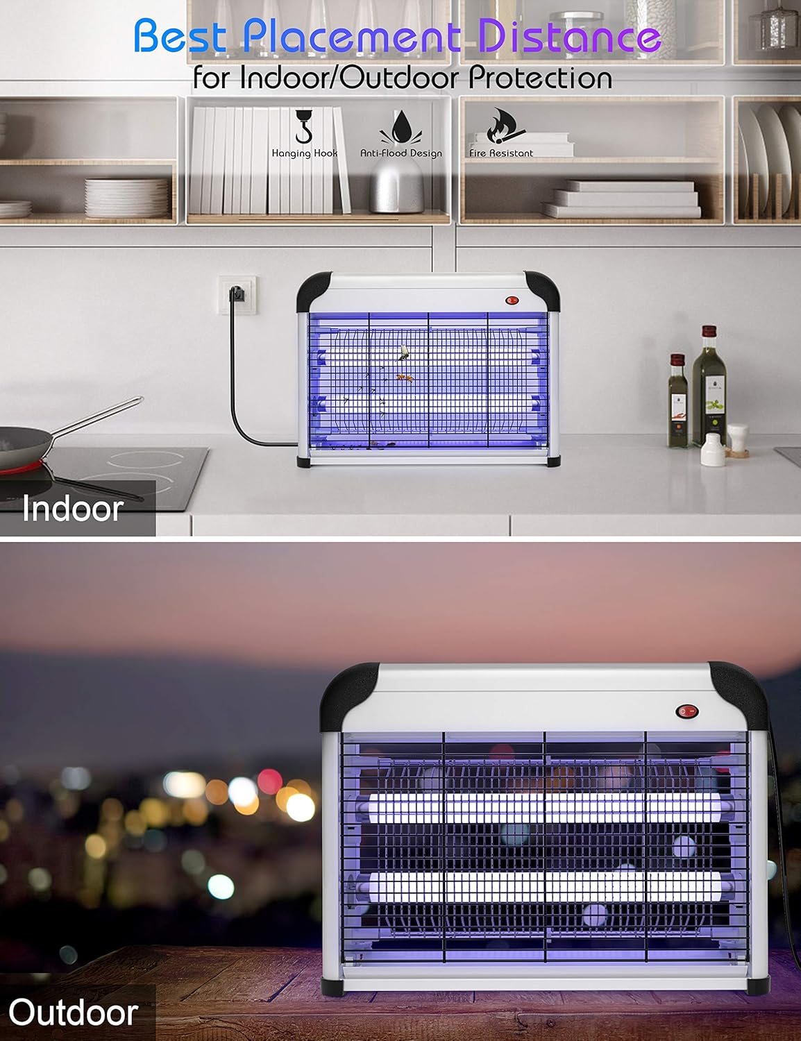 Electric Bug Zapper 20W UV Mosquito Killer