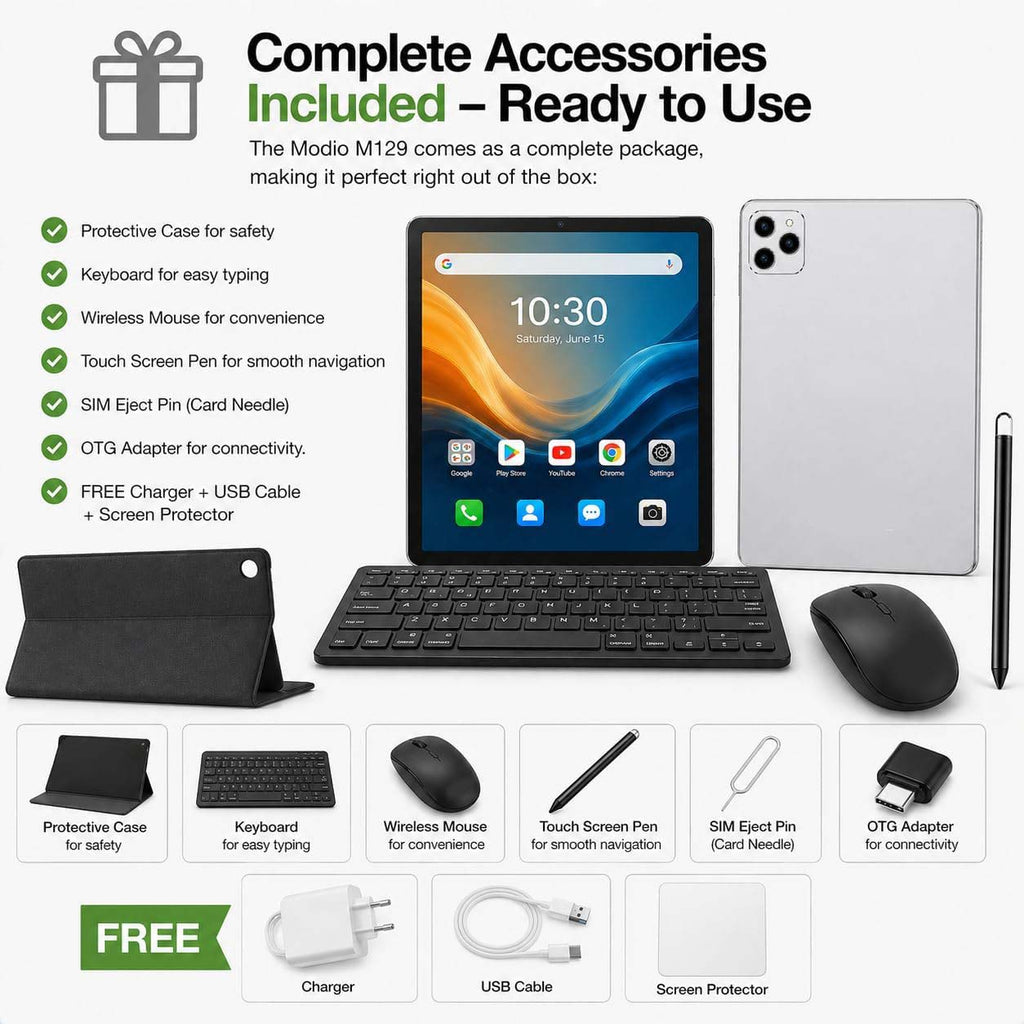 M-129 8-Inch 5G Tablet with 8GB RAM