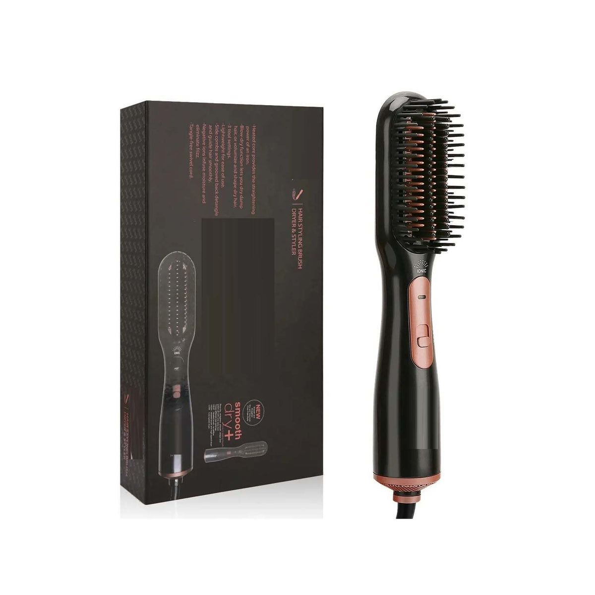 Professional 3-in-1 Hair Styling Brush