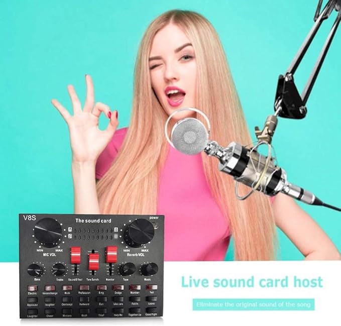 V8S Live Streaming Sound Adapter