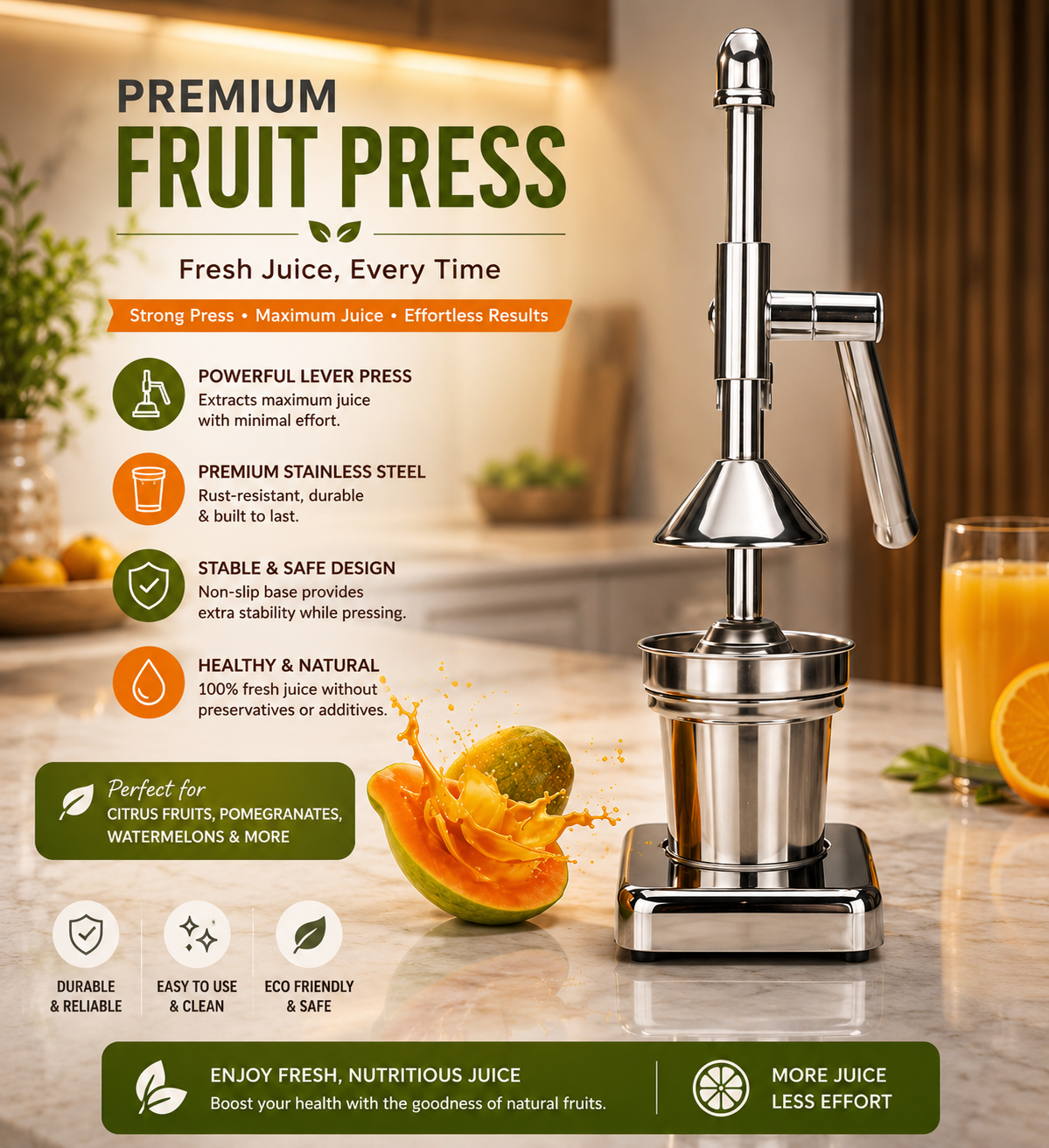 Commercial Manual Juicer