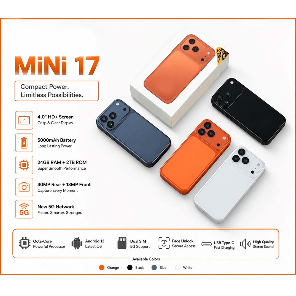 Mini 17 Compact 5G Smartphone
