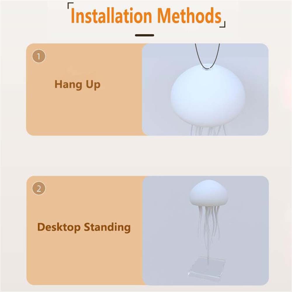 JellyFel Dancing Lamp RGB Rechargeable
