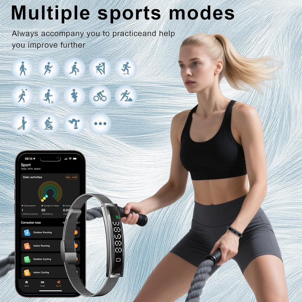 Ultra-Light Smart Fitness Watch for Men & Women