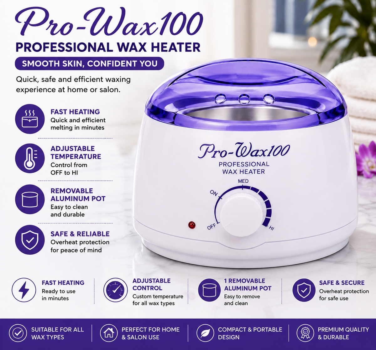 Portable Electric Wax Remover