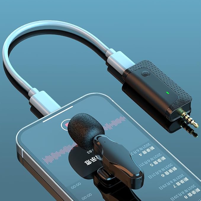 K35 Pro Wireless Lavalier Microphone