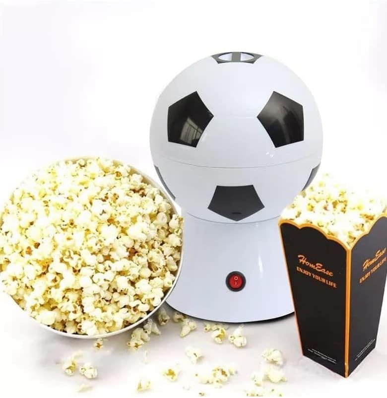 Football Popcorn Maker, 1200W Hot Air Popcorn