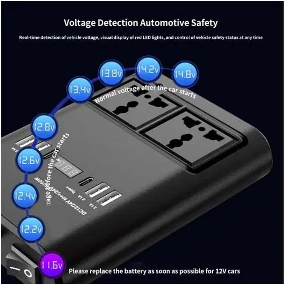 150W Universal Car Inverter