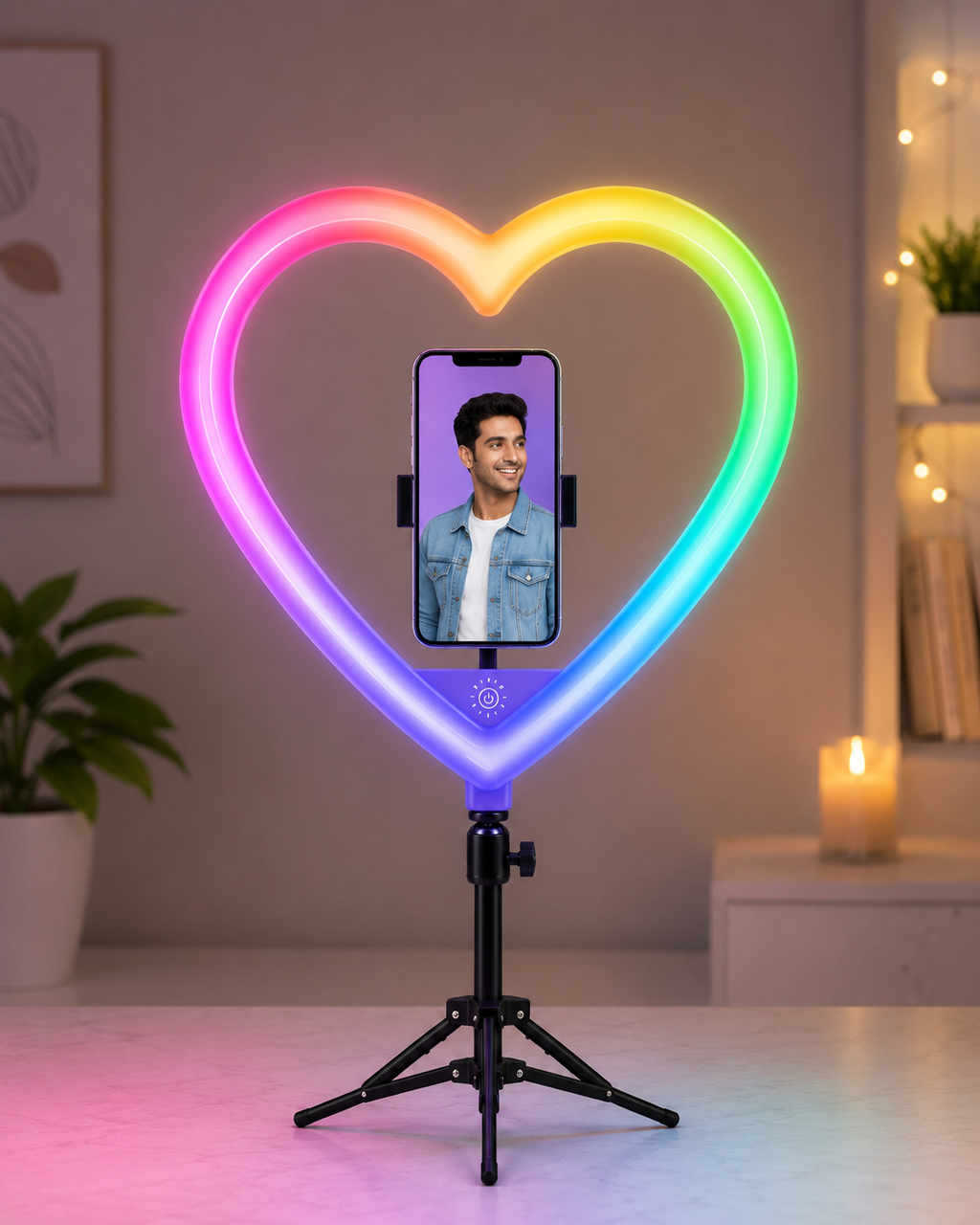 JM26-10 RGB LED Heart