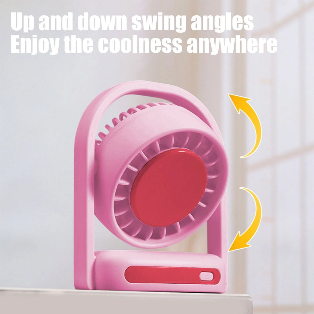 Portable 3-Speed Rechargeable Clip Fan