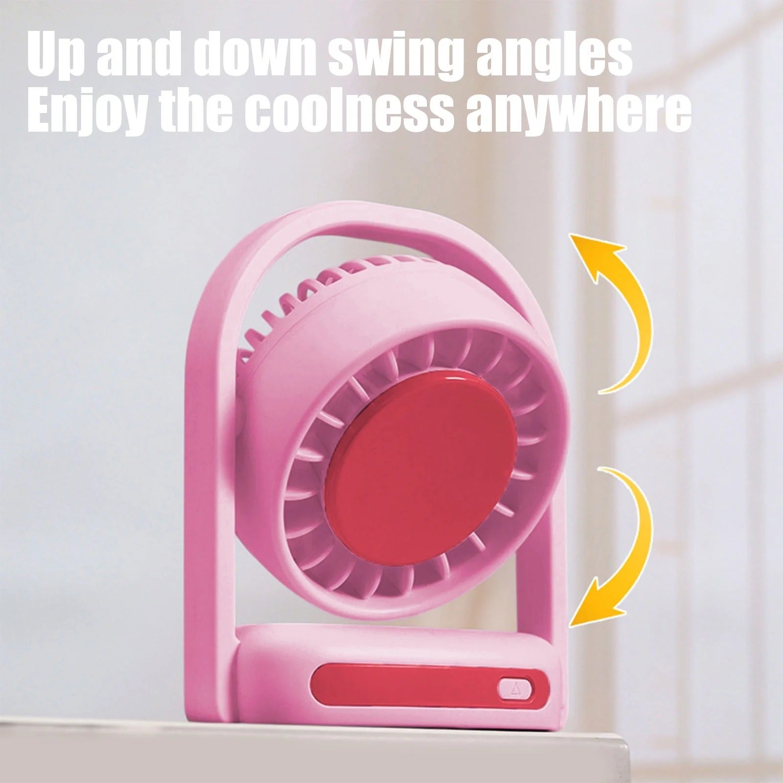 Portable 3-Speed Rechargeable Clip Fan