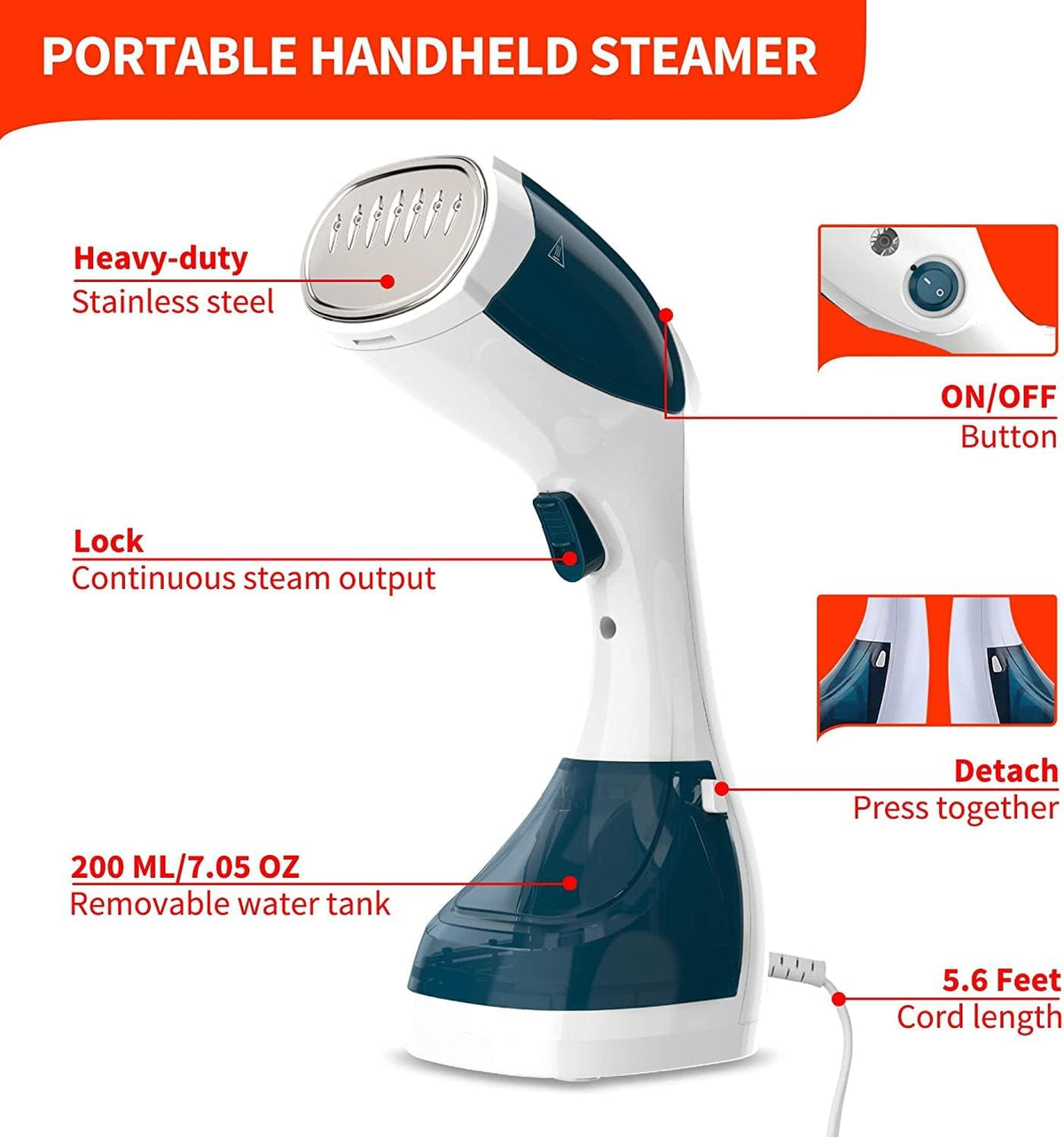 Portable Vertical Steam Iron