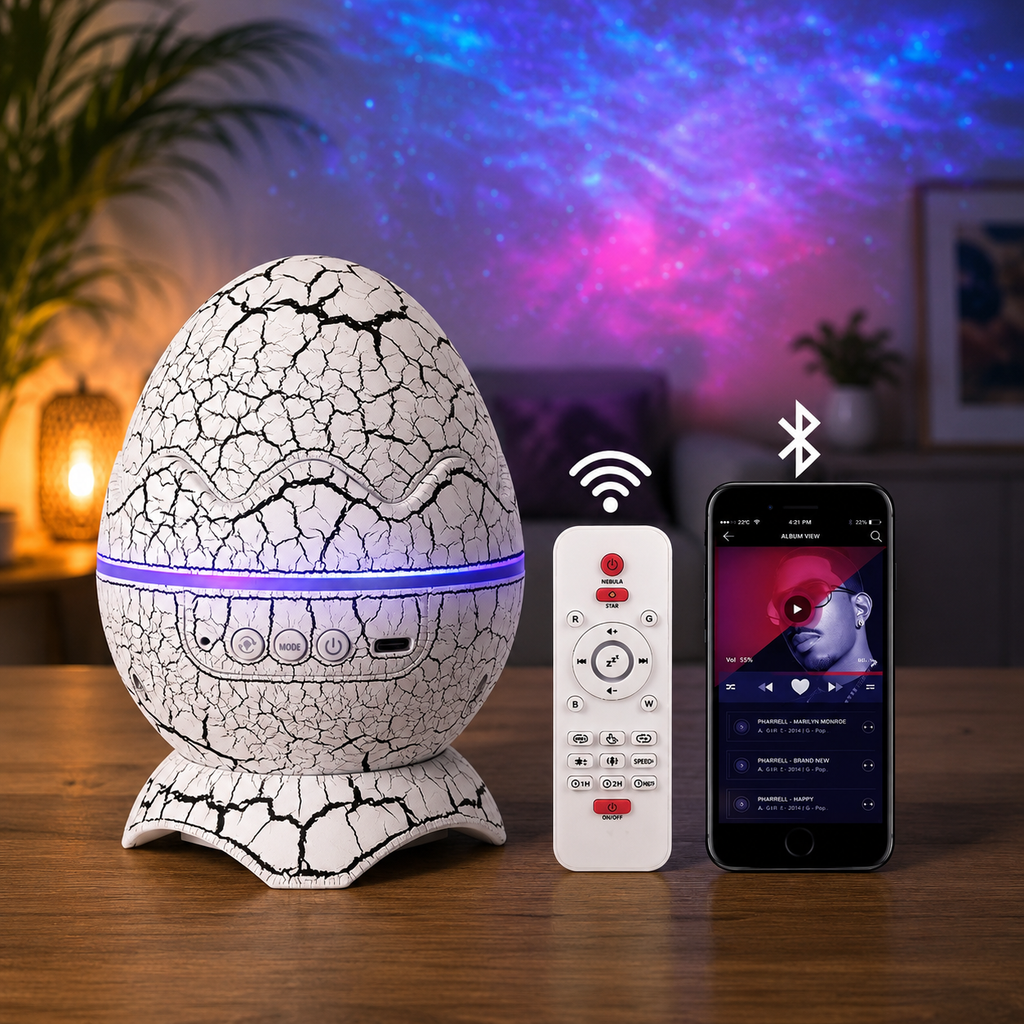 Galaxy Projector Dinosaur Egg