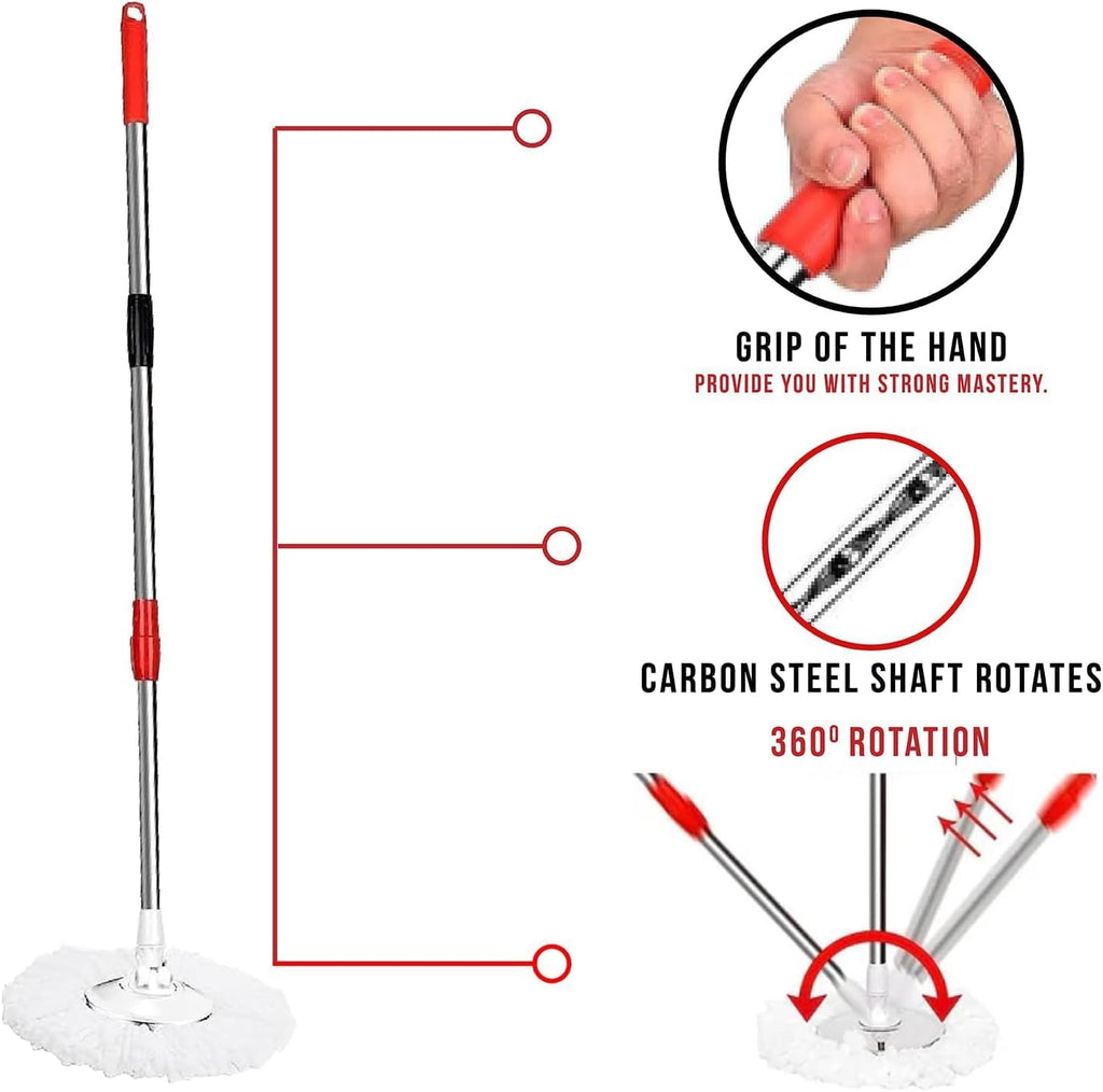 Easy Spin Mop and Bucket Set with 360°