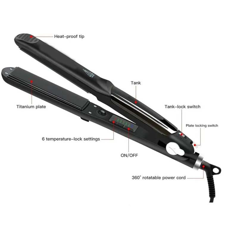 Professional Steam Ceramic Hair Straightener