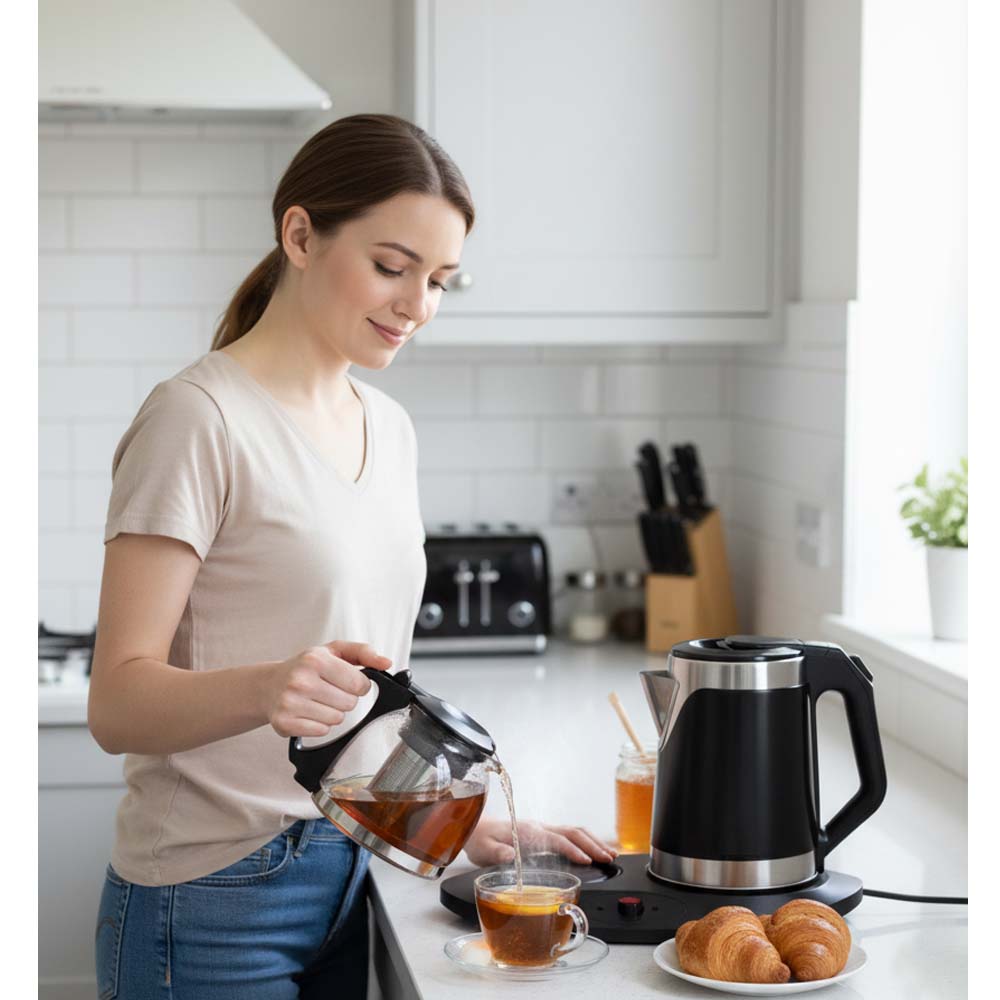 OE-4010 2.0L Electric Kettle & Tray Set
