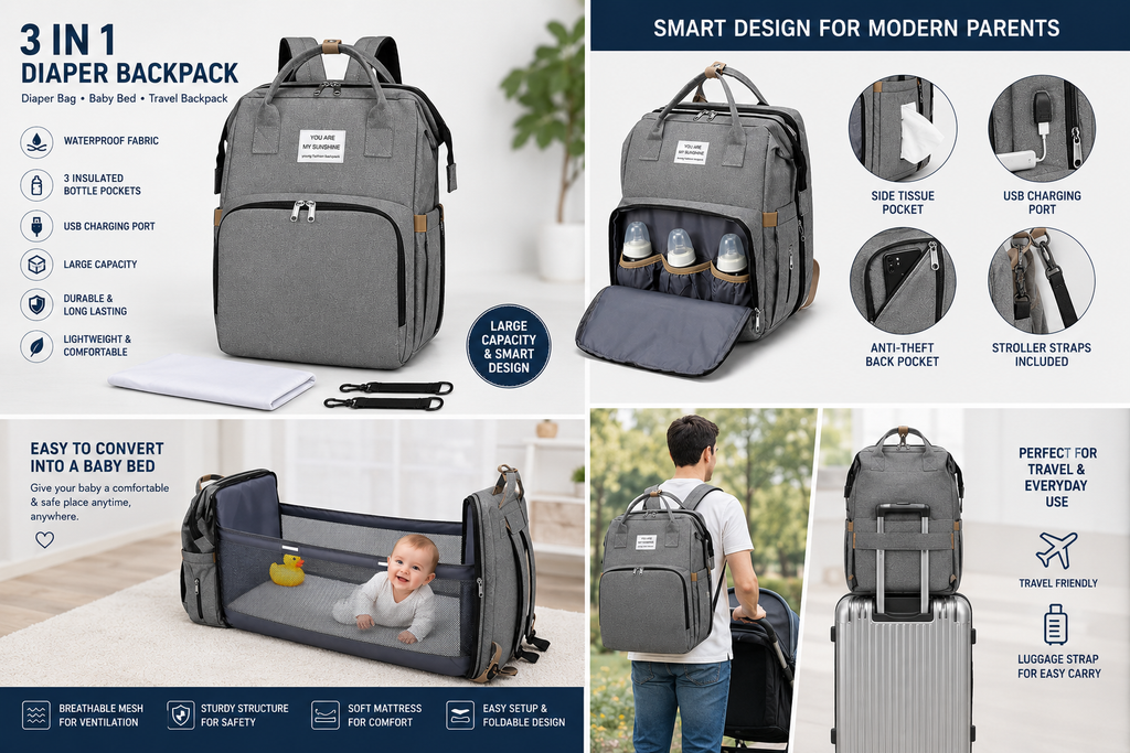 Diaper Bag Backpack