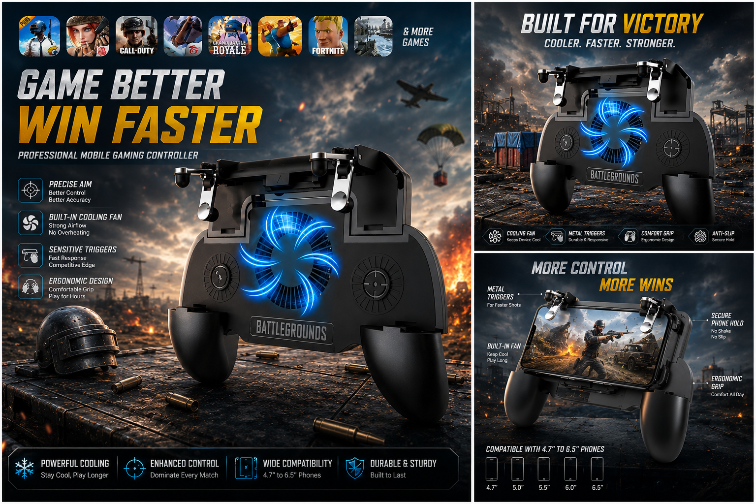 L1 R1 Gaming Controller Joystick