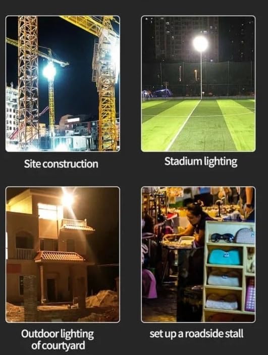 Multifunctional Work Light with Telescopic Base