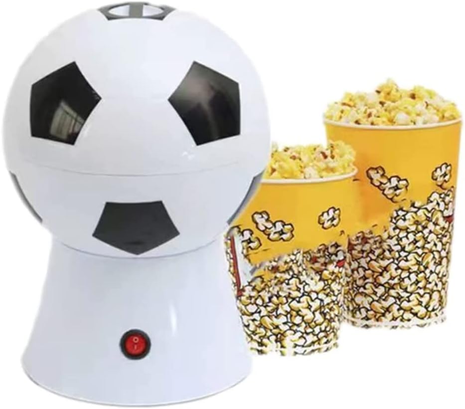 Football Popcorn Maker, 1200W Hot Air Popcorn