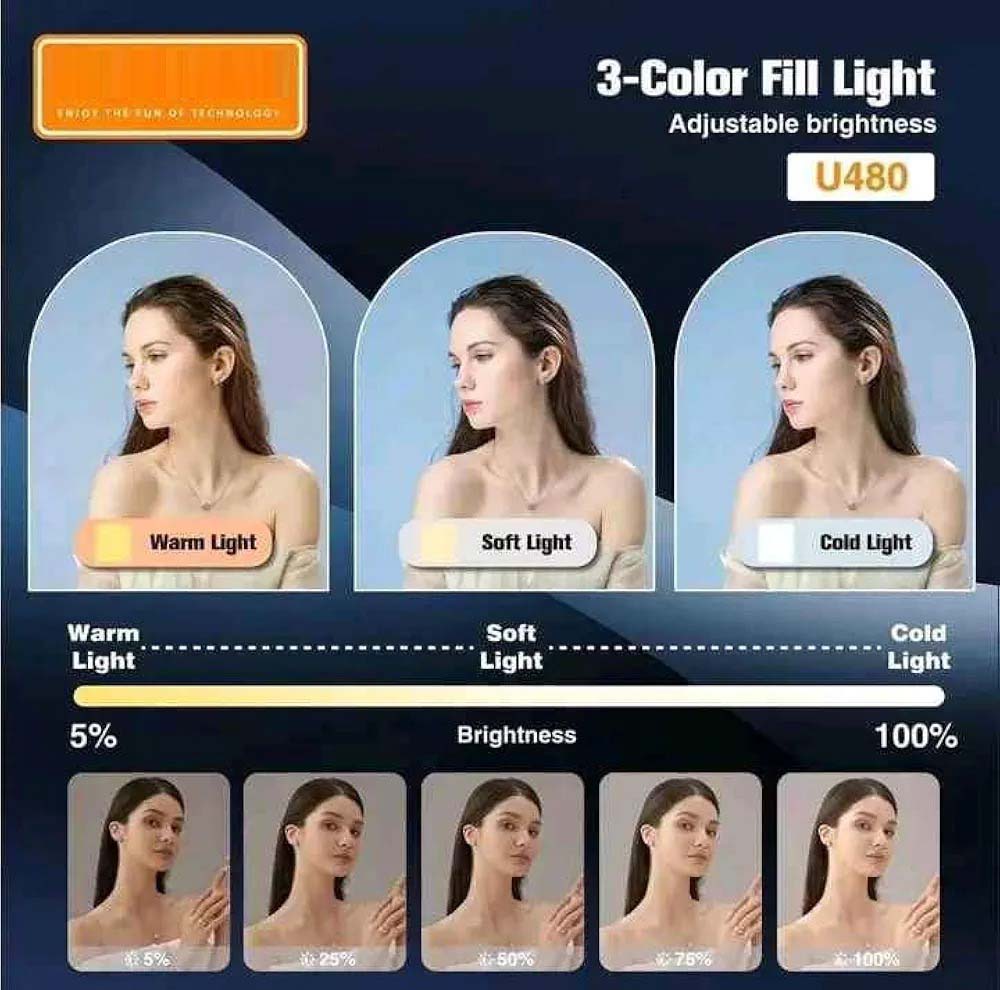 U480 LED Video Light 5000mAh