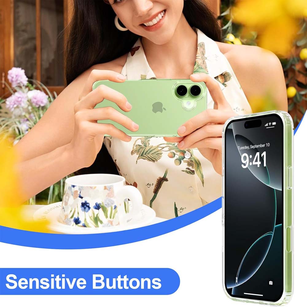 Crystal Clear Case for iPhone 17 6.3"