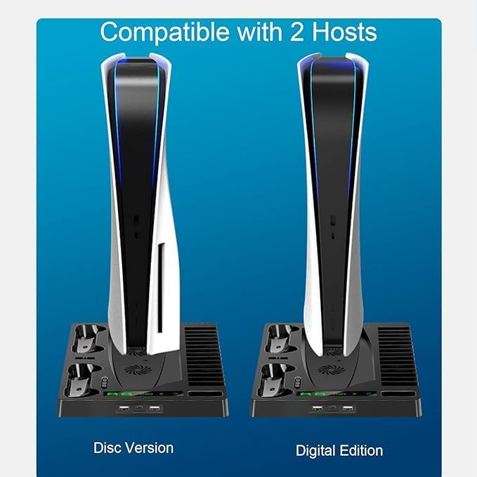 Vertical Stand Cooling Fan for PS5