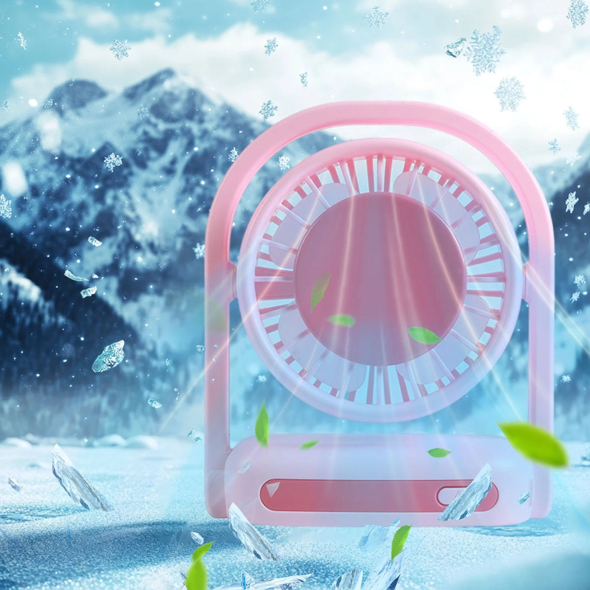 Portable 3-Speed Rechargeable Clip Fan