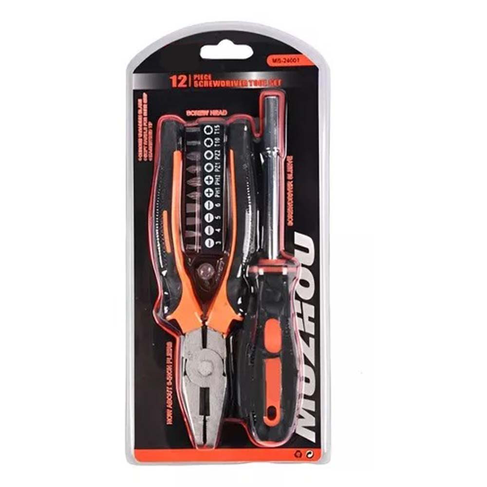12-Piece Tool Kit | Compact Screwdriver Tool