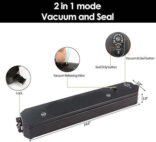Powerful 90W Vacuum Sealer Machine