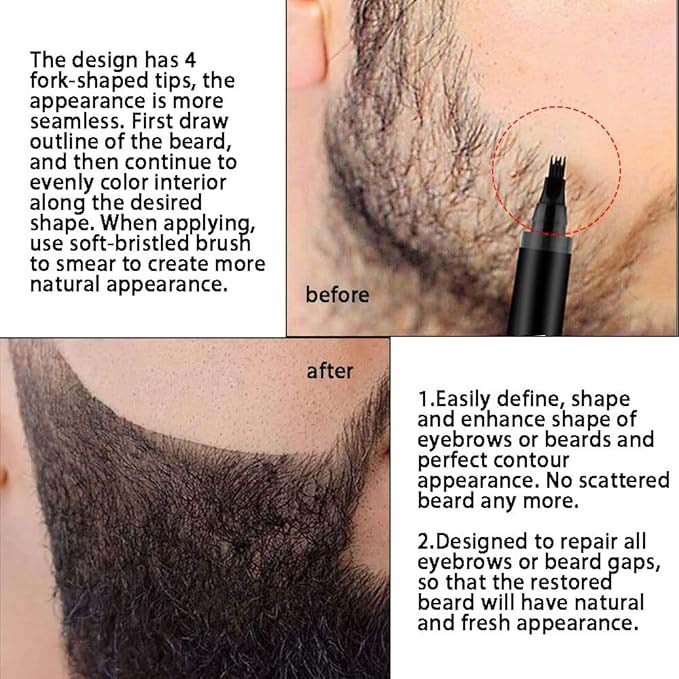 Waterproof Beard Filler Pen Kit
