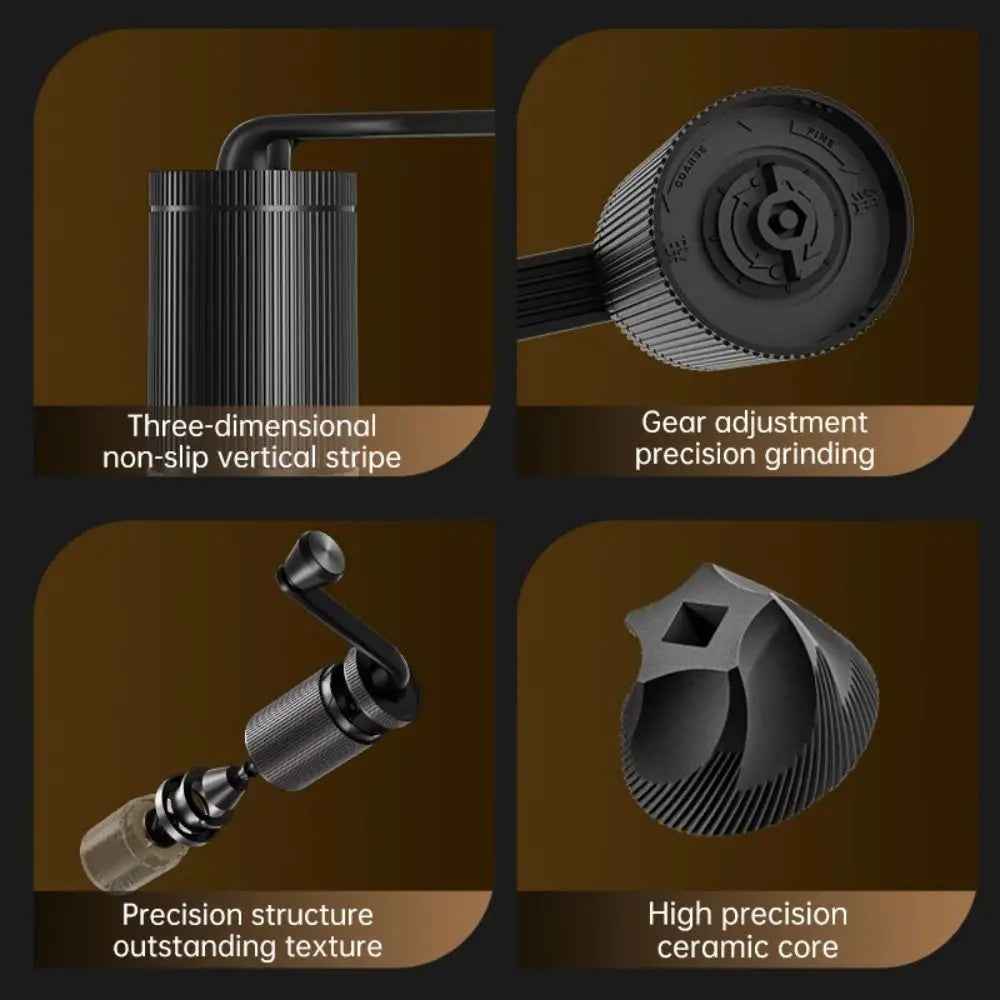 Portable Coffee Grinder with Ceramic Conical Burr