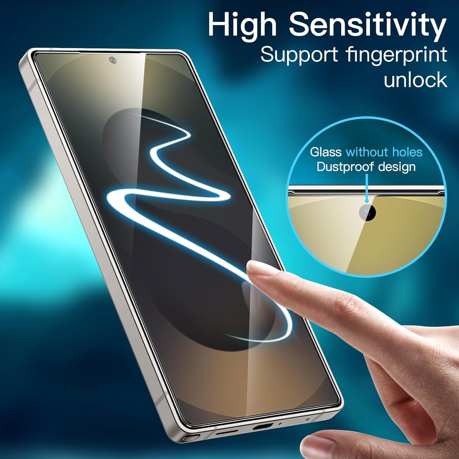 Tempered Glass Screen Protector for S25 Ultra 5G