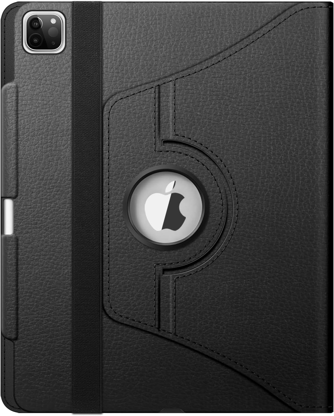 360° Rotating Case for iPad Pro 12.9" (2018-2022) - Auto Sleep/Wake Cover with Pencil Holder