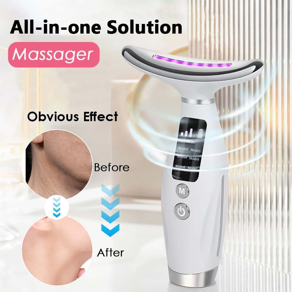 7-Colour LED Light Therapy Facial Massager