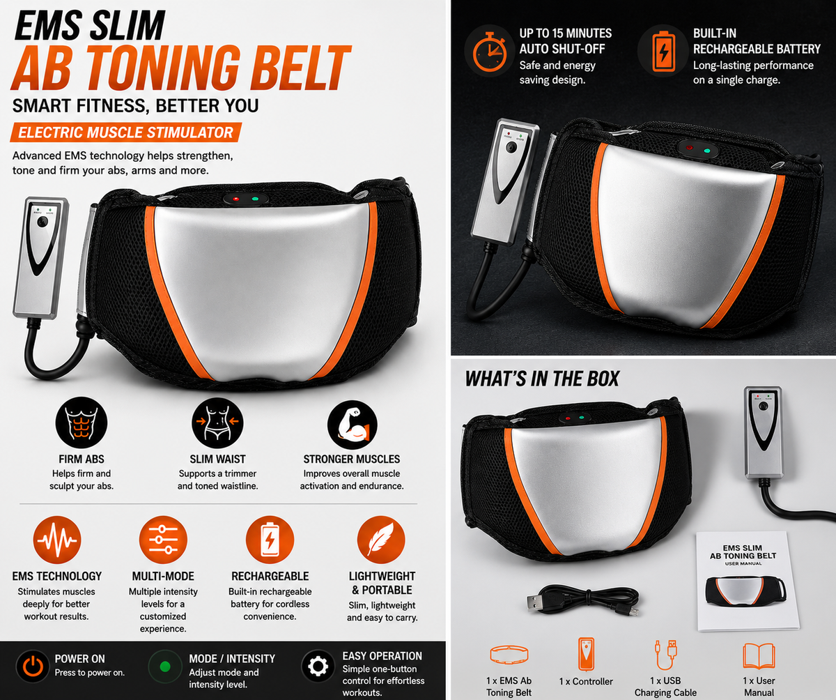 Electric Vibrating Slimming Belt