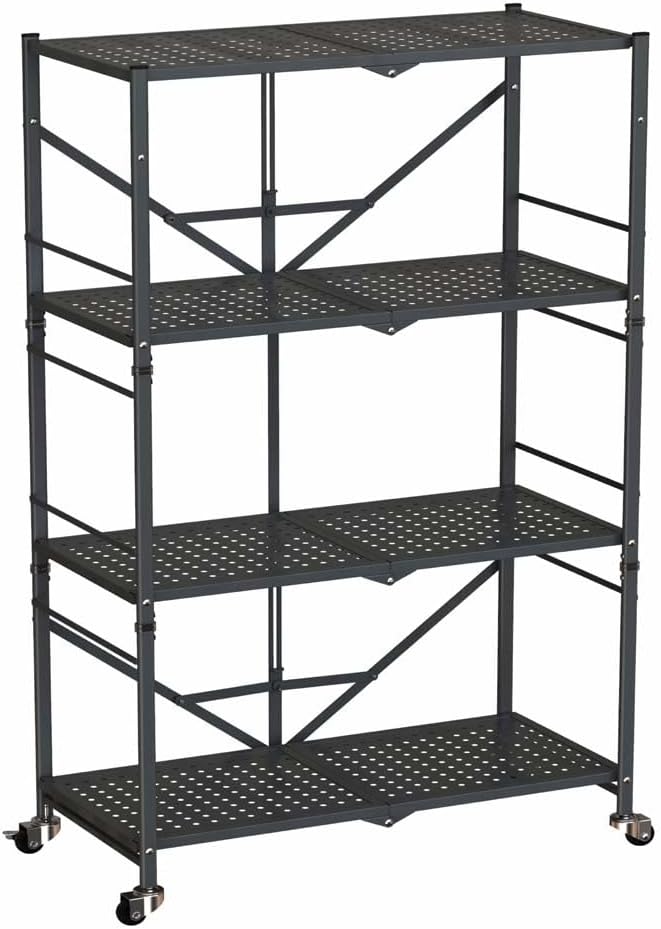 Adjustable 4-Layer Kitchen and Bedroom Storage Rack