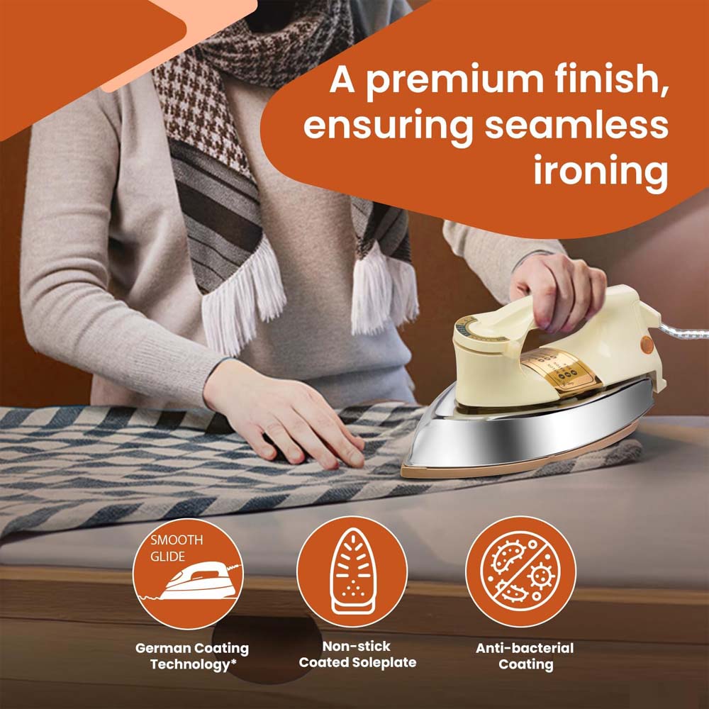 OE-21 Dry Iron with Teflon Coating