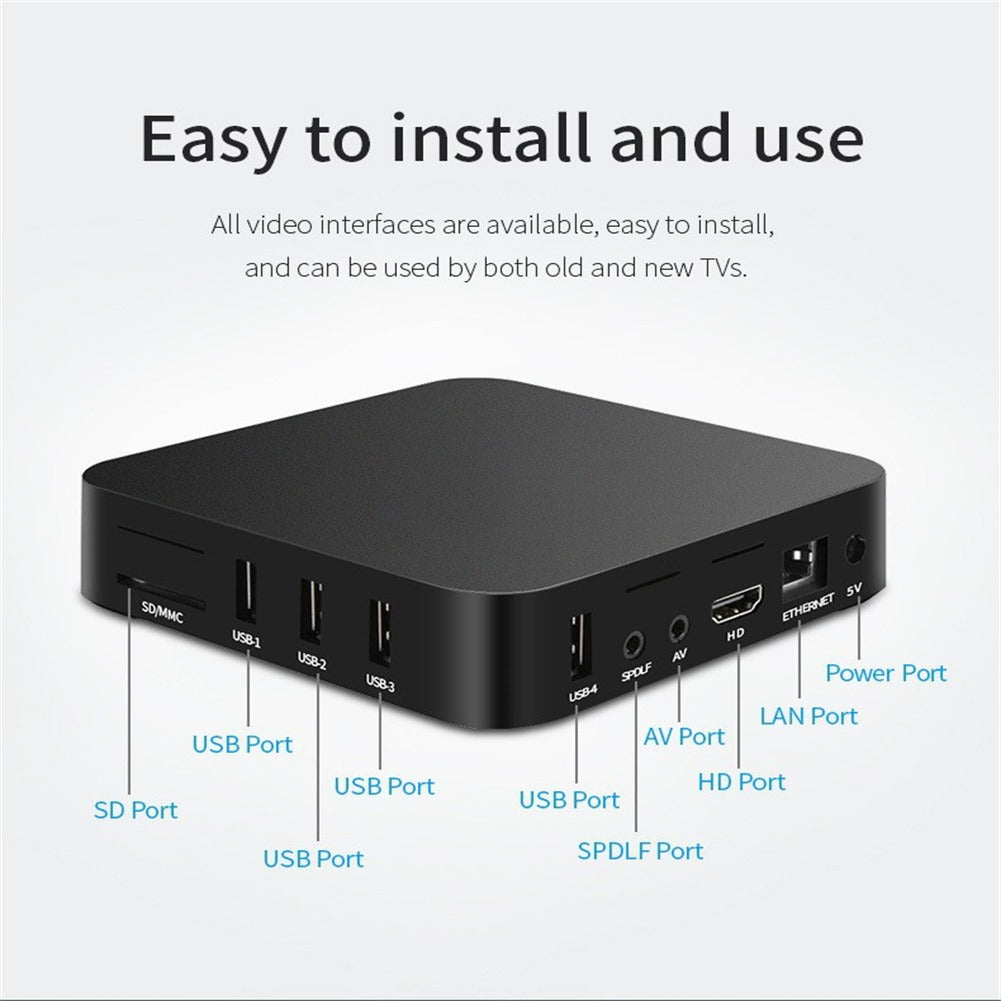 MXQ Pro TV Box 4K 5G | Android 10 HD Player