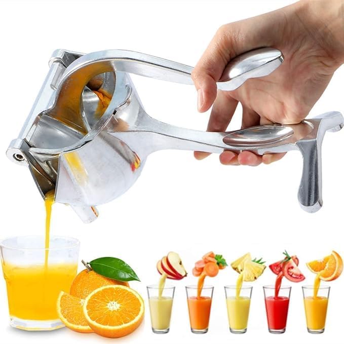 Manual Fruit Juicer | Steel Handle, Hand