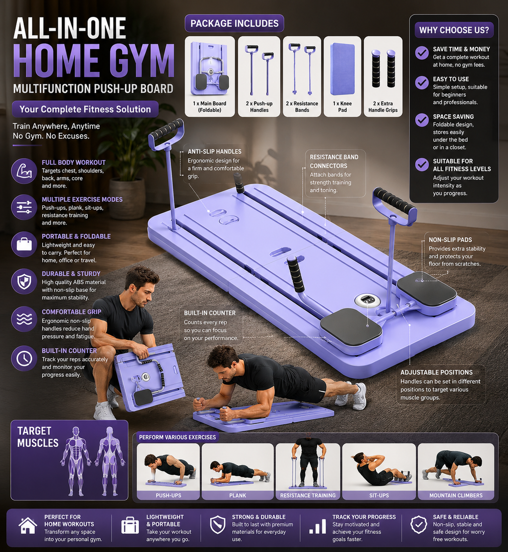 Versatile Upper Body Fitness Board