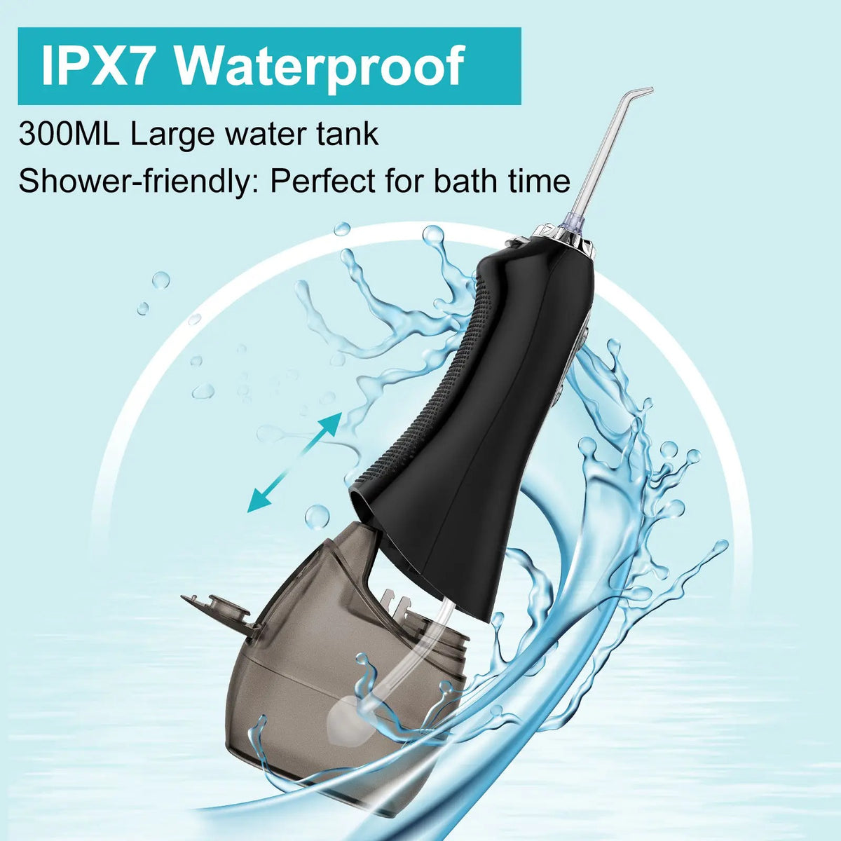 Portable Dental Water Flosser with Bag