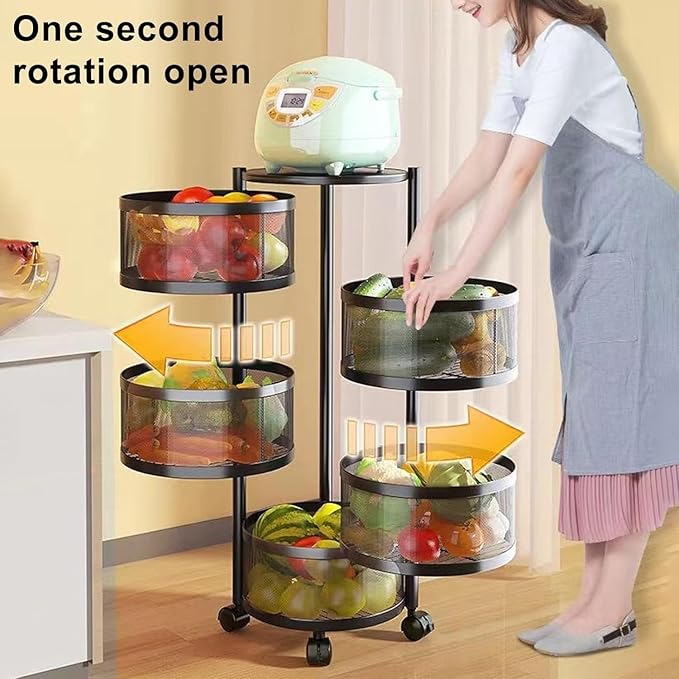 5-Tier Kitchen Storage Shelf