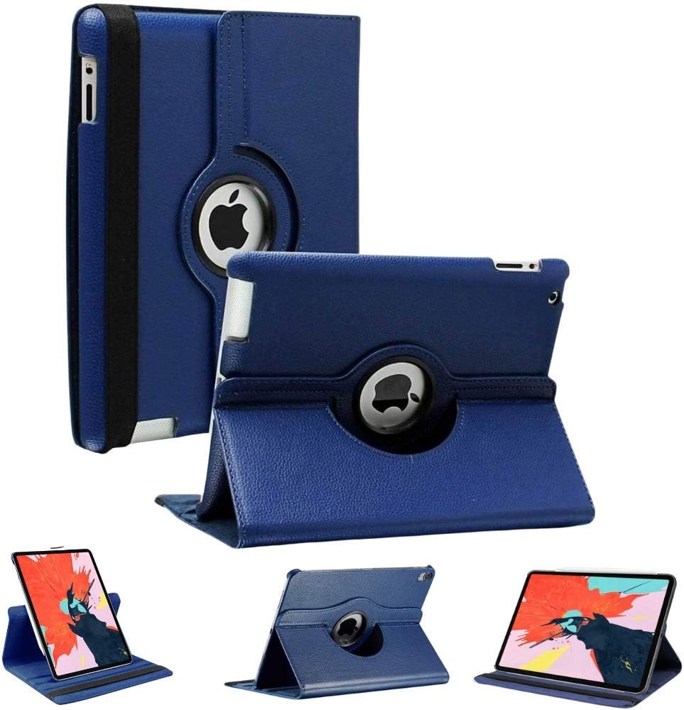 iPad Pro 12.9" Case (2015-2017) - 360° Rotating Wallet Folio with Auto Wake/Sleep