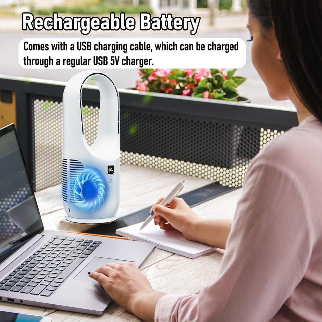 Intelligent Bladeless Tower Fan