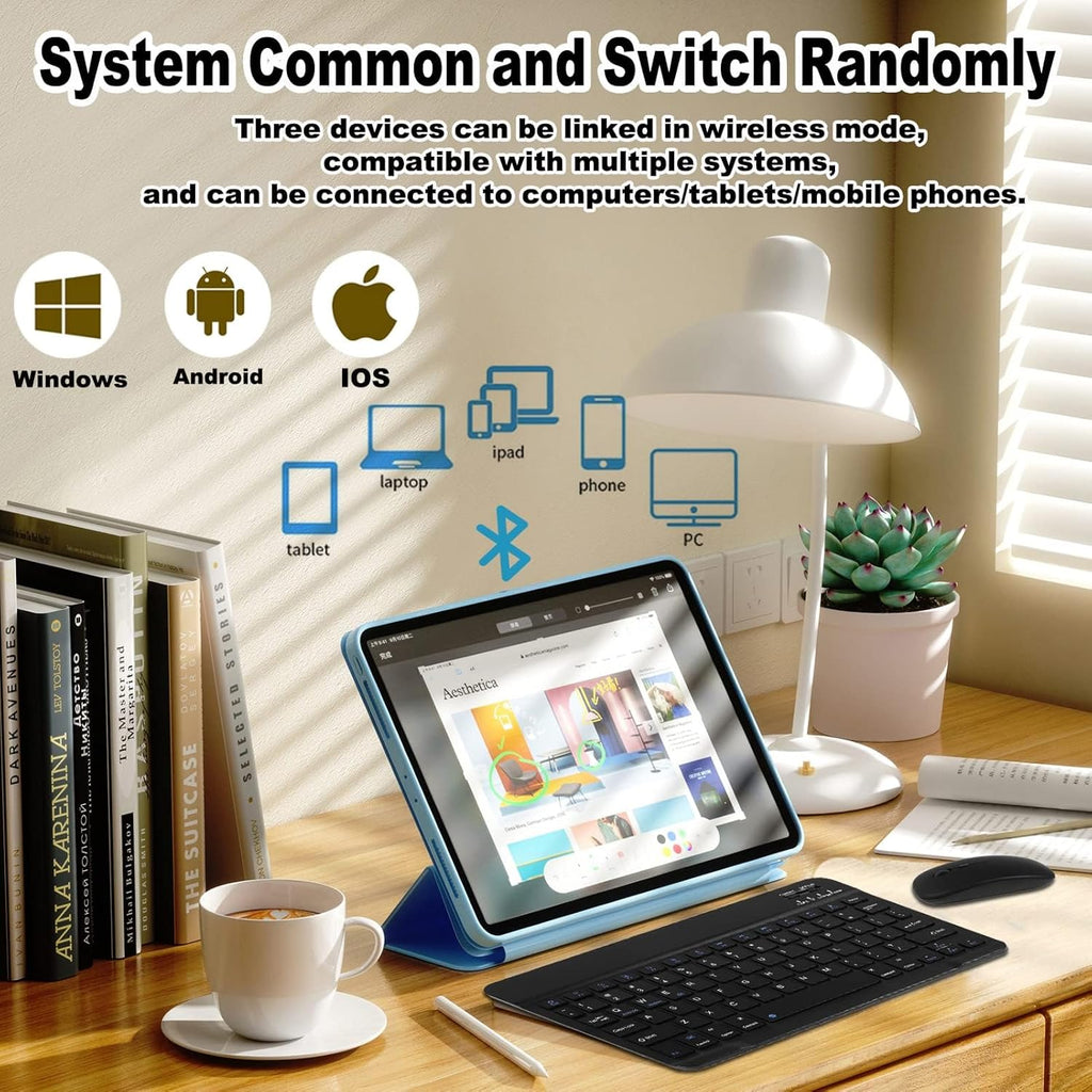 Ultra-Slim Bluetooth Keyboard & Mouse