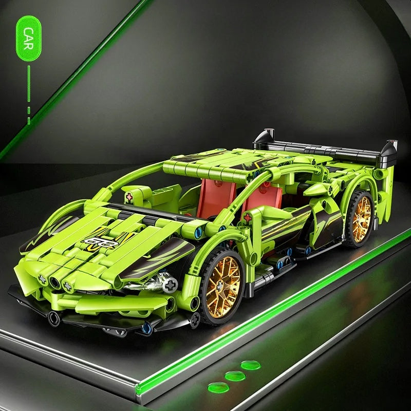 Come Alive Tech Sport Racing Car Building Set