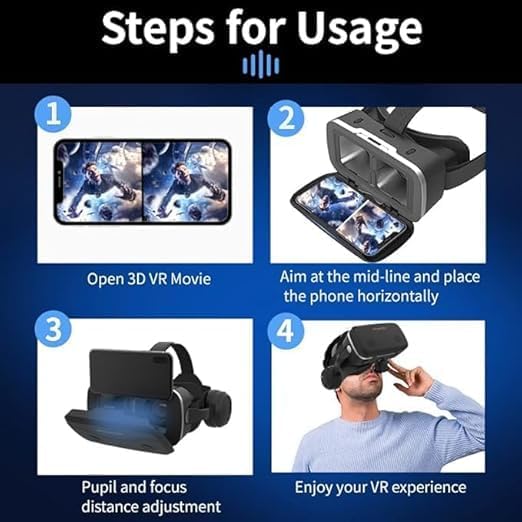 3D VR Glasses for Mobile Phone