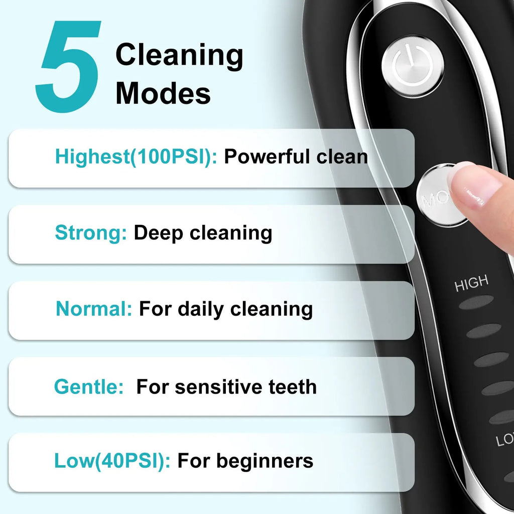 Portable Dental Water Flosser with Bag